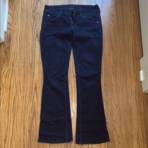 Hudson Jeans Dark Blue Flare Wide Leg